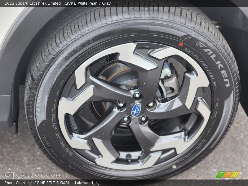 Crystal White Pearl / Gray 2023 Subaru Crosstrek Limited