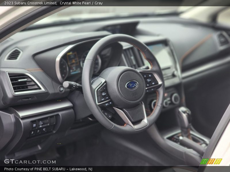 Crystal White Pearl / Gray 2023 Subaru Crosstrek Limited