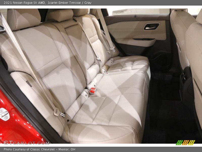 Scarlet Ember Tintcoat / Gray 2021 Nissan Rogue SV AWD