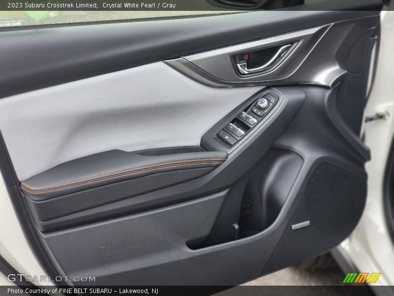 Crystal White Pearl / Gray 2023 Subaru Crosstrek Limited
