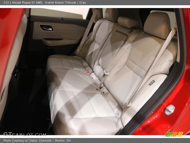 Scarlet Ember Tintcoat / Gray 2021 Nissan Rogue SV AWD