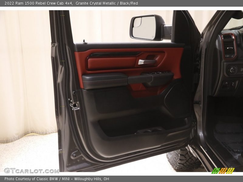 Granite Crystal Metallic / Black/Red 2022 Ram 1500 Rebel Crew Cab 4x4
