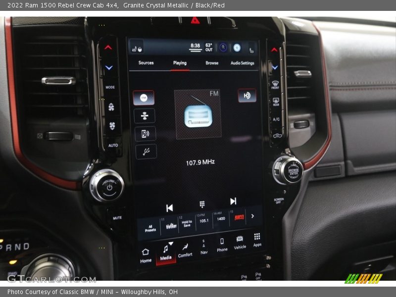 Granite Crystal Metallic / Black/Red 2022 Ram 1500 Rebel Crew Cab 4x4