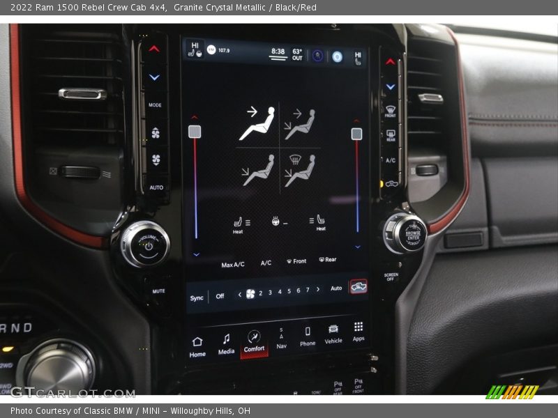 Granite Crystal Metallic / Black/Red 2022 Ram 1500 Rebel Crew Cab 4x4