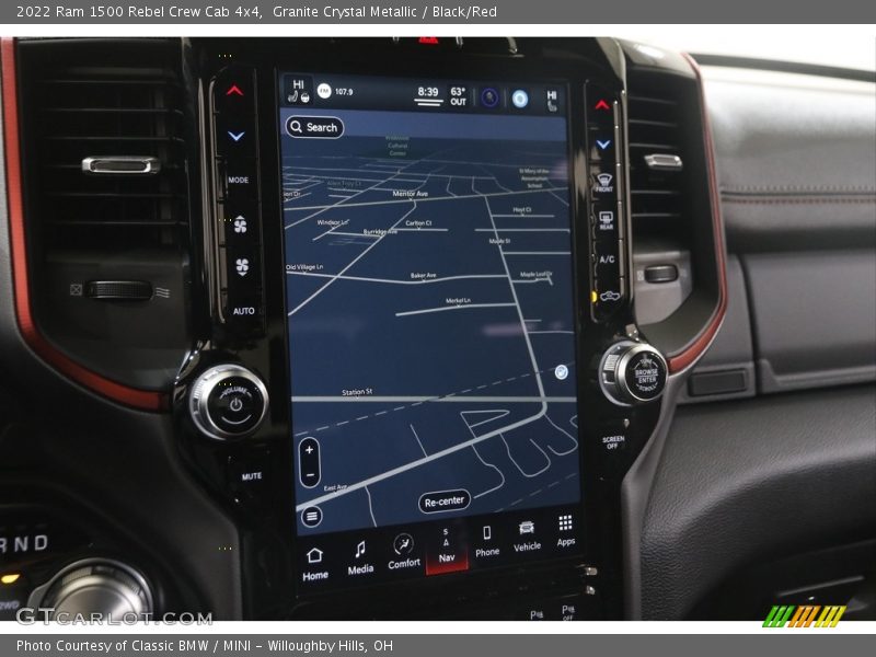 Granite Crystal Metallic / Black/Red 2022 Ram 1500 Rebel Crew Cab 4x4