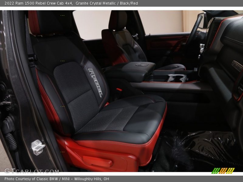Granite Crystal Metallic / Black/Red 2022 Ram 1500 Rebel Crew Cab 4x4