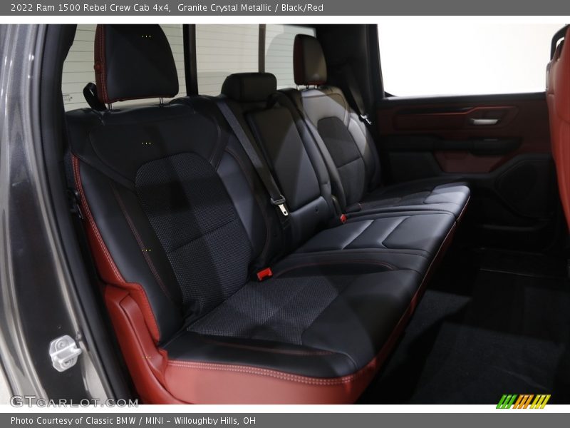 Granite Crystal Metallic / Black/Red 2022 Ram 1500 Rebel Crew Cab 4x4