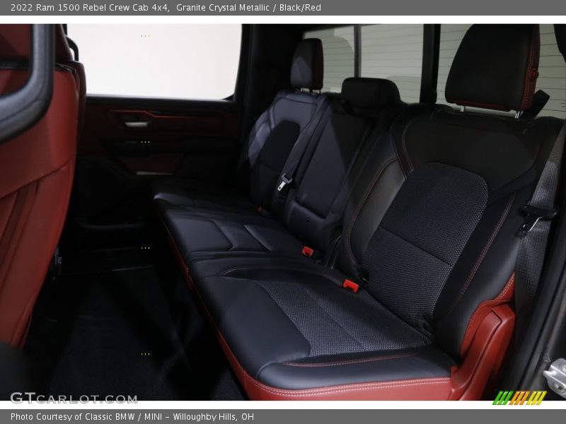 Granite Crystal Metallic / Black/Red 2022 Ram 1500 Rebel Crew Cab 4x4