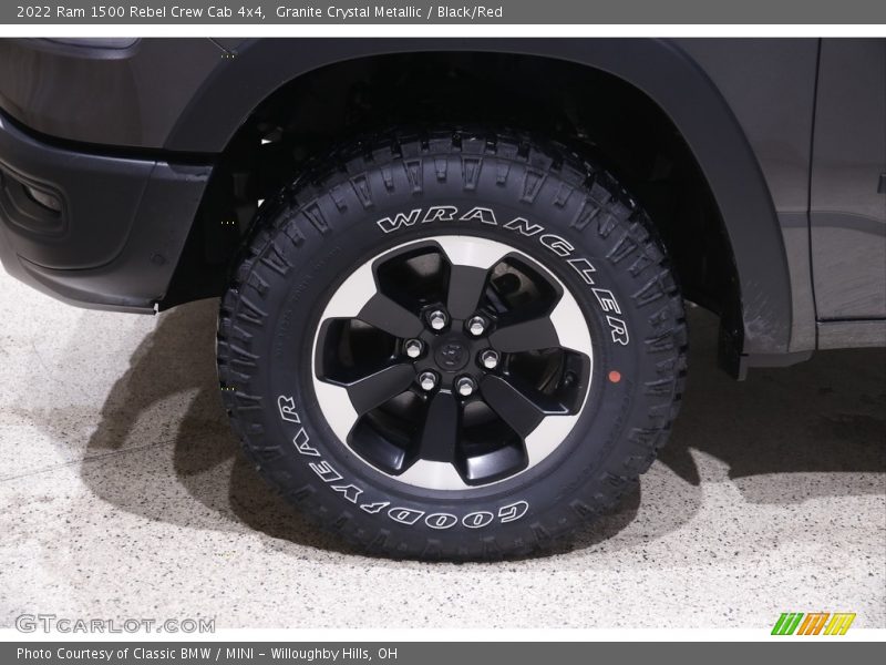 Granite Crystal Metallic / Black/Red 2022 Ram 1500 Rebel Crew Cab 4x4
