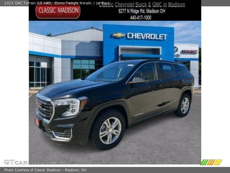 Ebony Twilight Metallic / Jet Black 2023 GMC Terrain SLE AWD