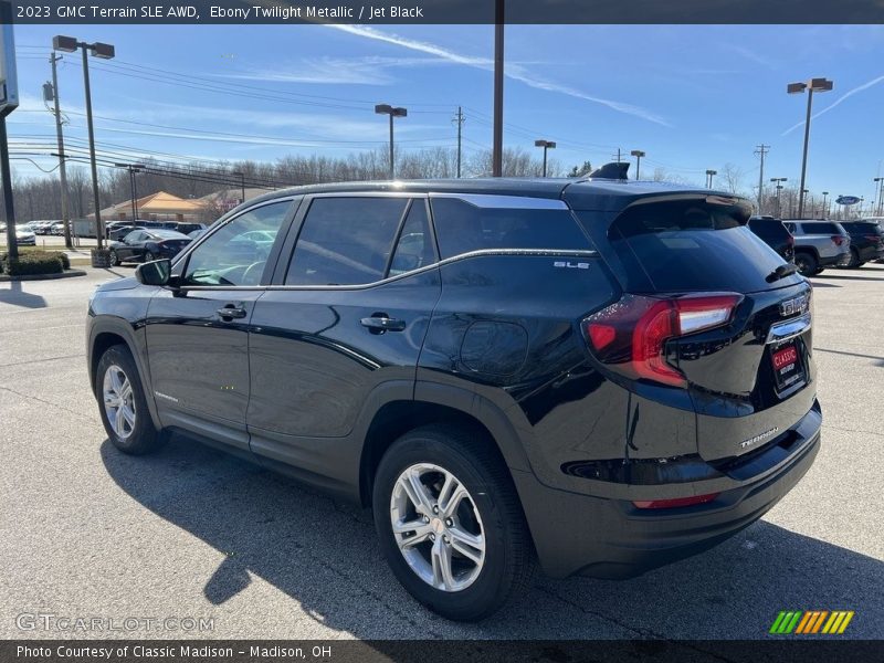 Ebony Twilight Metallic / Jet Black 2023 GMC Terrain SLE AWD