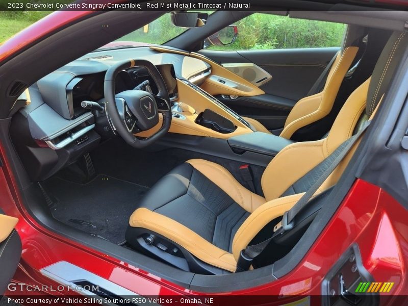  2023 Corvette Stingray Convertible Natural Interior