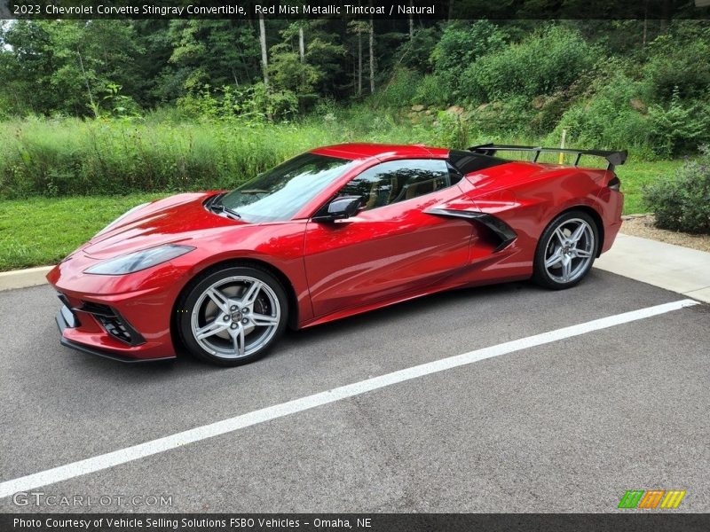 Front 3/4 View of 2023 Corvette Stingray Convertible