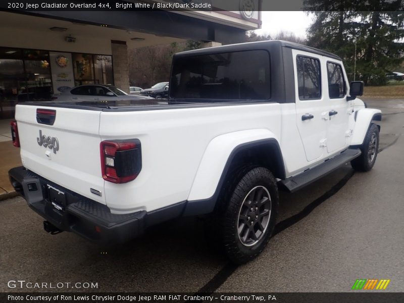 Bright White / Black/Dark Saddle 2020 Jeep Gladiator Overland 4x4