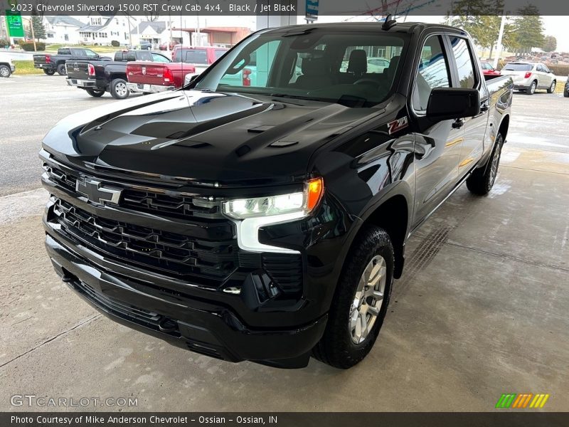 Black / Jet Black 2023 Chevrolet Silverado 1500 RST Crew Cab 4x4