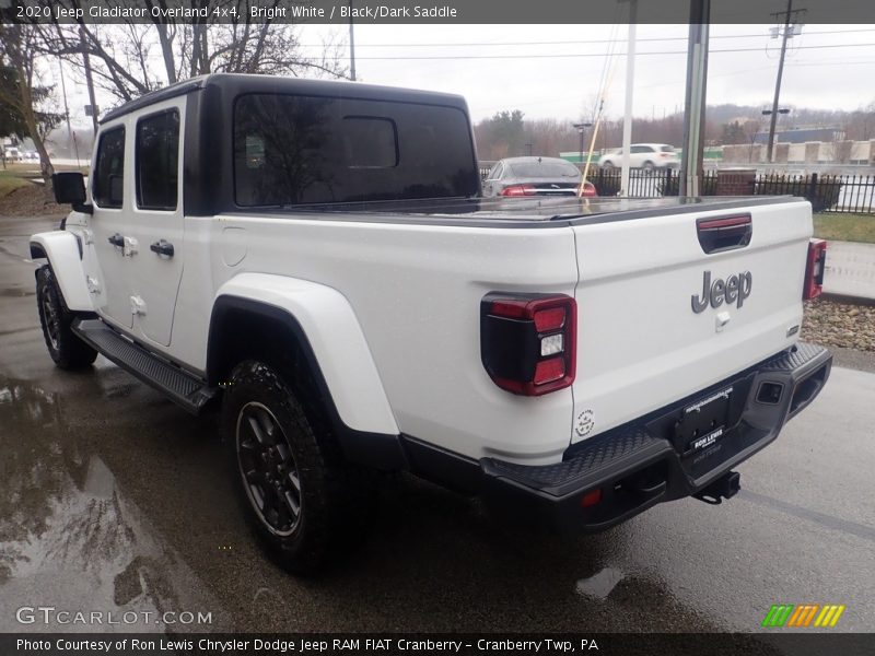 Bright White / Black/Dark Saddle 2020 Jeep Gladiator Overland 4x4