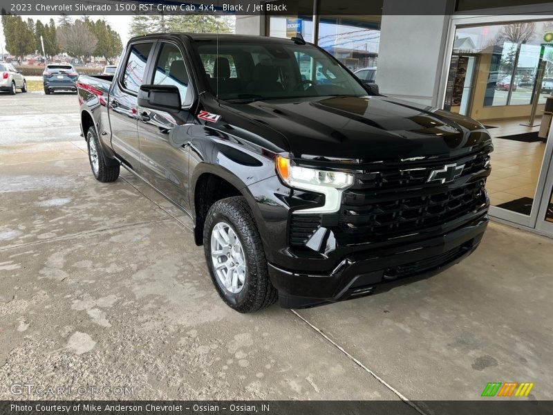 Black / Jet Black 2023 Chevrolet Silverado 1500 RST Crew Cab 4x4