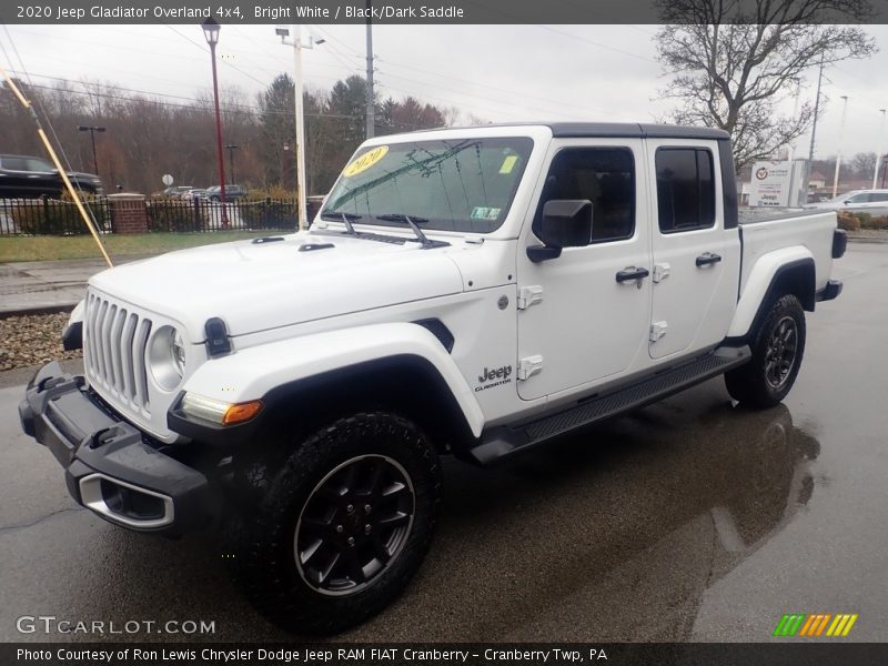 Bright White / Black/Dark Saddle 2020 Jeep Gladiator Overland 4x4