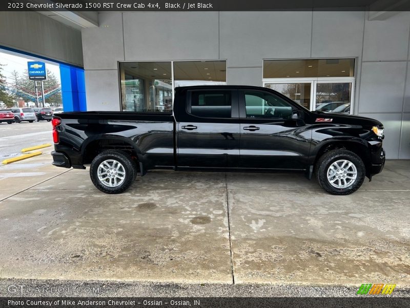 Black / Jet Black 2023 Chevrolet Silverado 1500 RST Crew Cab 4x4