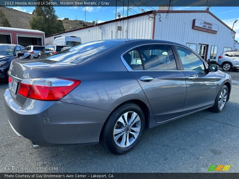 Modern Steel Metallic / Gray 2013 Honda Accord LX Sedan