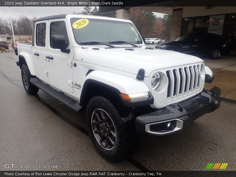 Bright White / Black/Dark Saddle 2020 Jeep Gladiator Overland 4x4