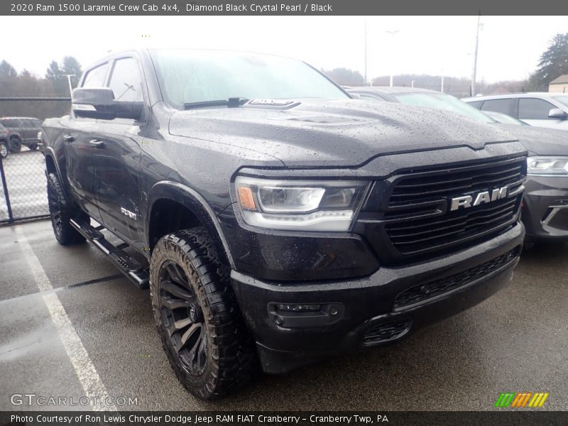 Diamond Black Crystal Pearl / Black 2020 Ram 1500 Laramie Crew Cab 4x4