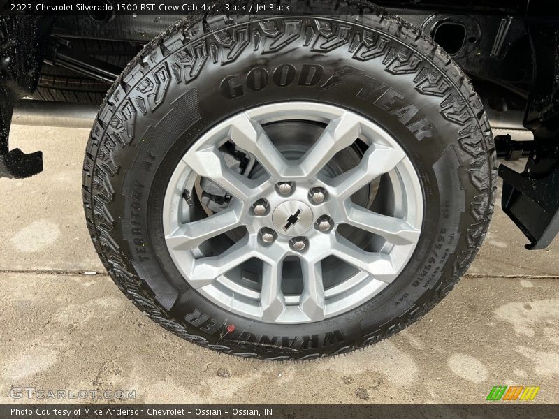 Black / Jet Black 2023 Chevrolet Silverado 1500 RST Crew Cab 4x4