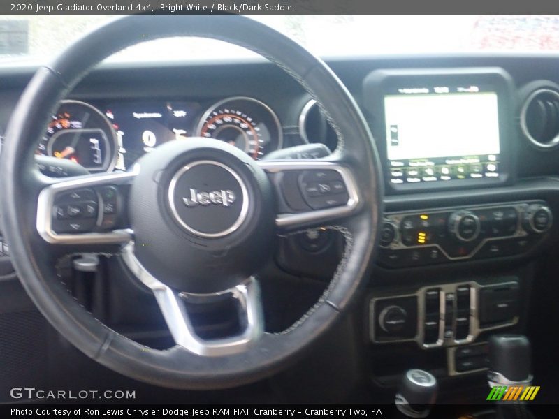 Bright White / Black/Dark Saddle 2020 Jeep Gladiator Overland 4x4