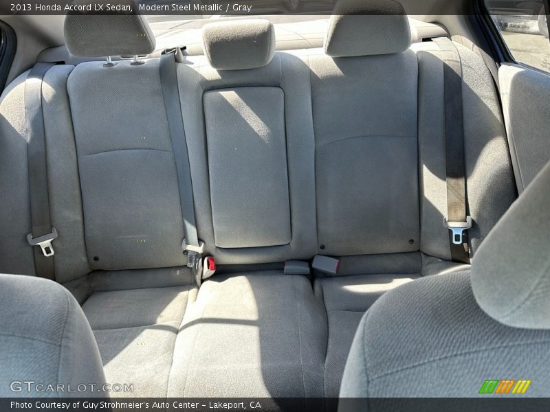 Modern Steel Metallic / Gray 2013 Honda Accord LX Sedan