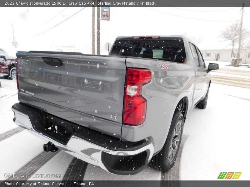 Sterling Gray Metallic / Jet Black 2023 Chevrolet Silverado 1500 LT Crew Cab 4x4