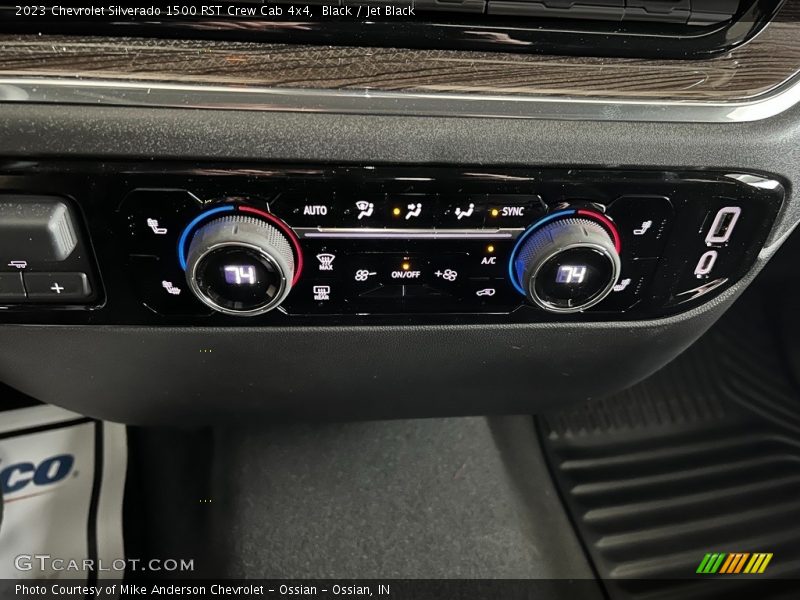 Black / Jet Black 2023 Chevrolet Silverado 1500 RST Crew Cab 4x4