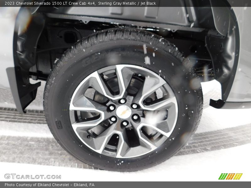 Sterling Gray Metallic / Jet Black 2023 Chevrolet Silverado 1500 LT Crew Cab 4x4