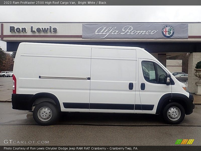 Bright White / Black 2023 Ram ProMaster 2500 High Roof Cargo Van