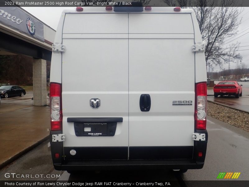 Bright White / Black 2023 Ram ProMaster 2500 High Roof Cargo Van