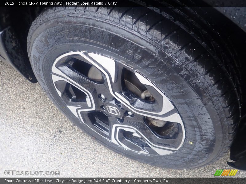 Modern Steel Metallic / Gray 2019 Honda CR-V Touring AWD