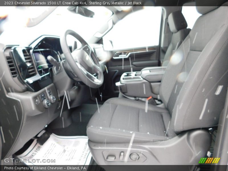 Sterling Gray Metallic / Jet Black 2023 Chevrolet Silverado 1500 LT Crew Cab 4x4