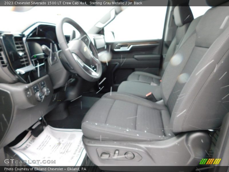 Sterling Gray Metallic / Jet Black 2023 Chevrolet Silverado 1500 LT Crew Cab 4x4