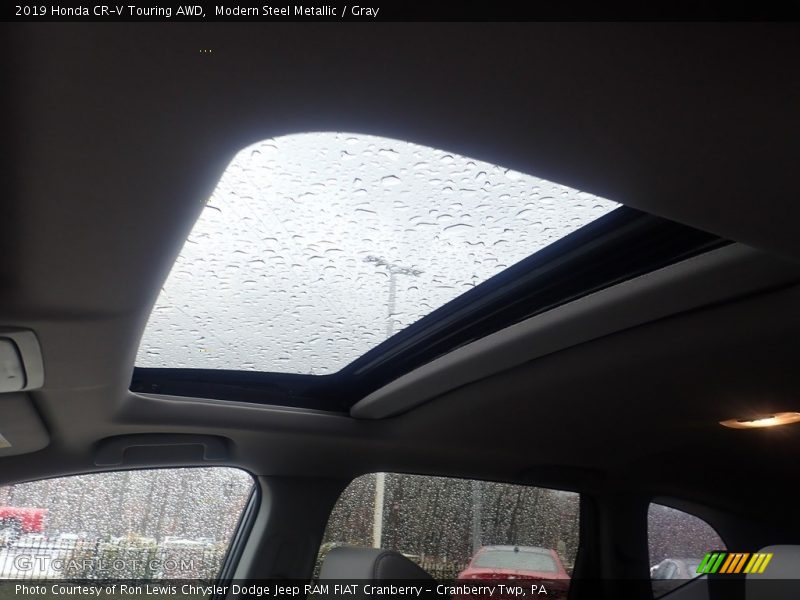 Modern Steel Metallic / Gray 2019 Honda CR-V Touring AWD