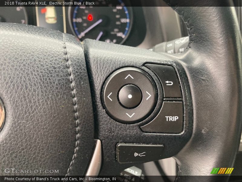 Electric Storm Blue / Black 2018 Toyota RAV4 XLE