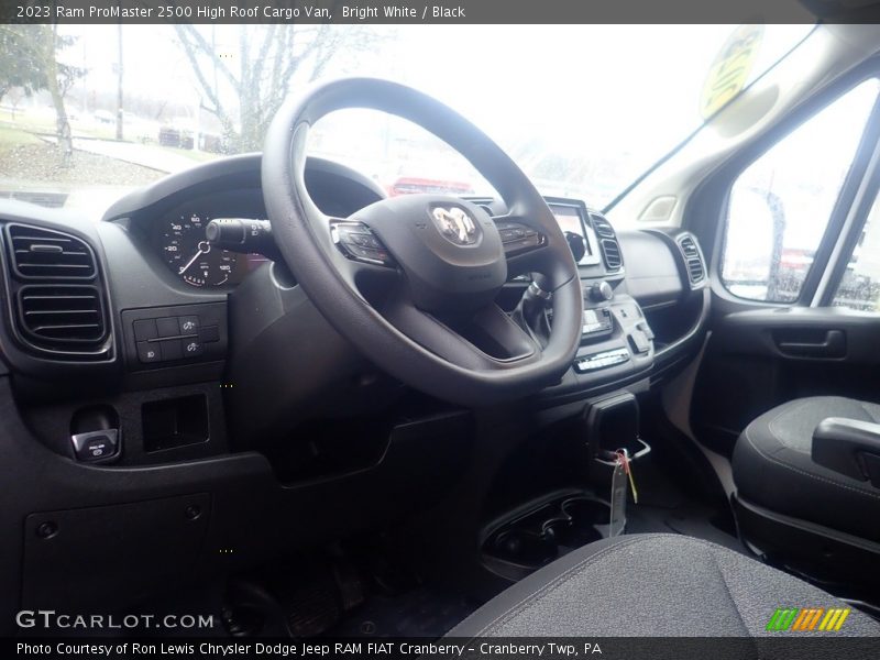 Bright White / Black 2023 Ram ProMaster 2500 High Roof Cargo Van