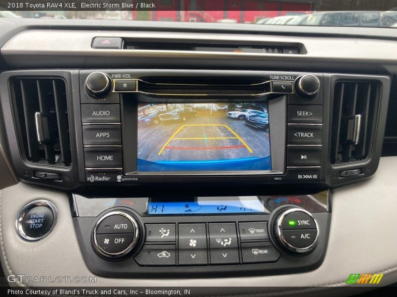 Electric Storm Blue / Black 2018 Toyota RAV4 XLE