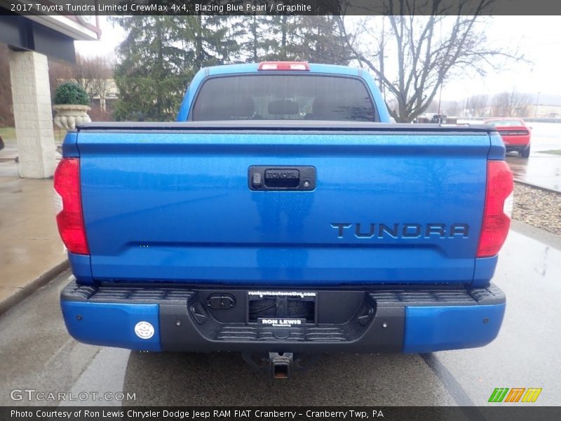 Blazing Blue Pearl / Graphite 2017 Toyota Tundra Limited CrewMax 4x4