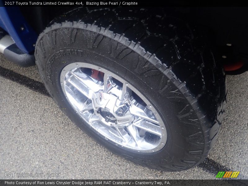 Blazing Blue Pearl / Graphite 2017 Toyota Tundra Limited CrewMax 4x4