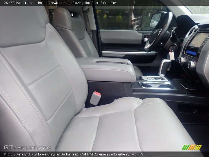 Blazing Blue Pearl / Graphite 2017 Toyota Tundra Limited CrewMax 4x4