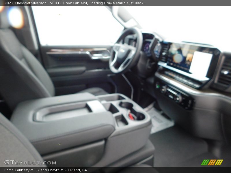 Sterling Gray Metallic / Jet Black 2023 Chevrolet Silverado 1500 LT Crew Cab 4x4