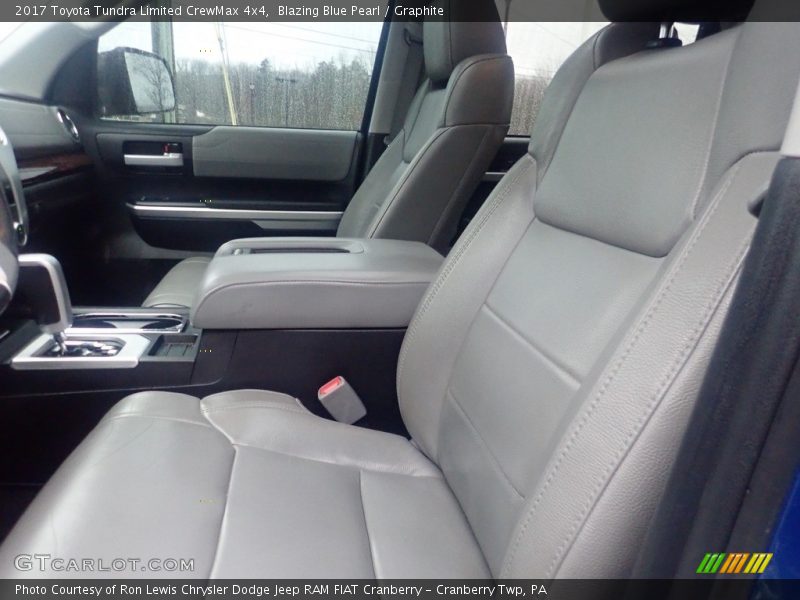 Blazing Blue Pearl / Graphite 2017 Toyota Tundra Limited CrewMax 4x4