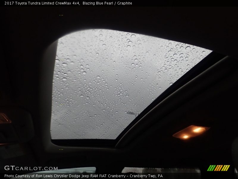Blazing Blue Pearl / Graphite 2017 Toyota Tundra Limited CrewMax 4x4