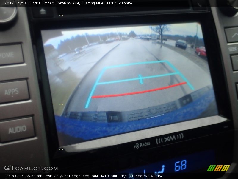 Blazing Blue Pearl / Graphite 2017 Toyota Tundra Limited CrewMax 4x4