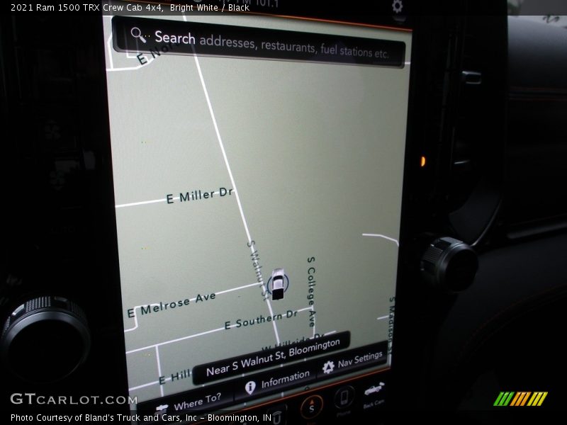 Navigation of 2021 1500 TRX Crew Cab 4x4