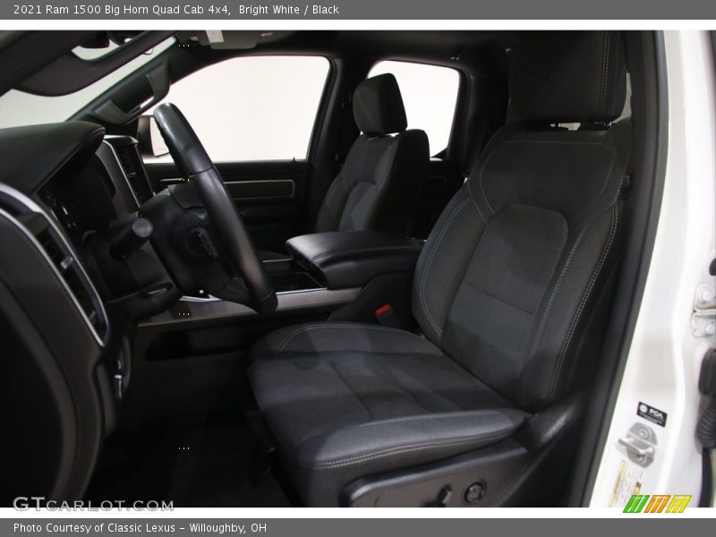 Bright White / Black 2021 Ram 1500 Big Horn Quad Cab 4x4